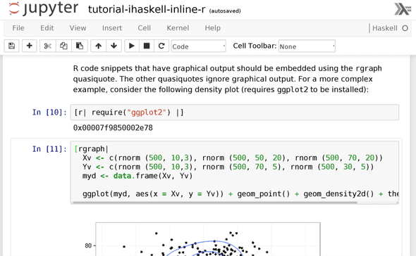 HaskellR in Jupyter HaskellR in Jupyter